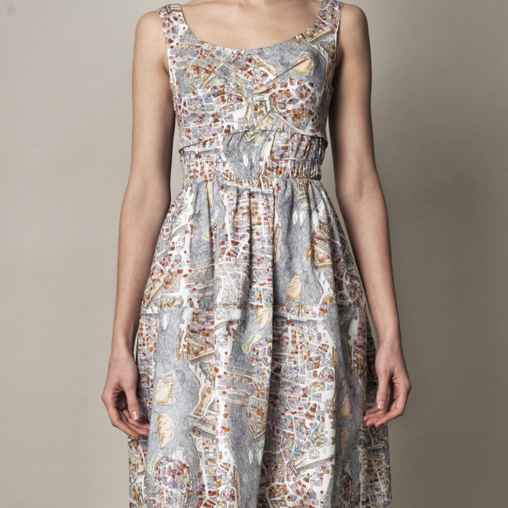 🚫SOLD🚫 Carven Map of Paris Dress Size S/M